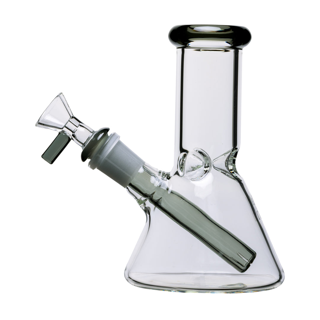 Human Grade 6" Beaker Bong (Smoke Accents)