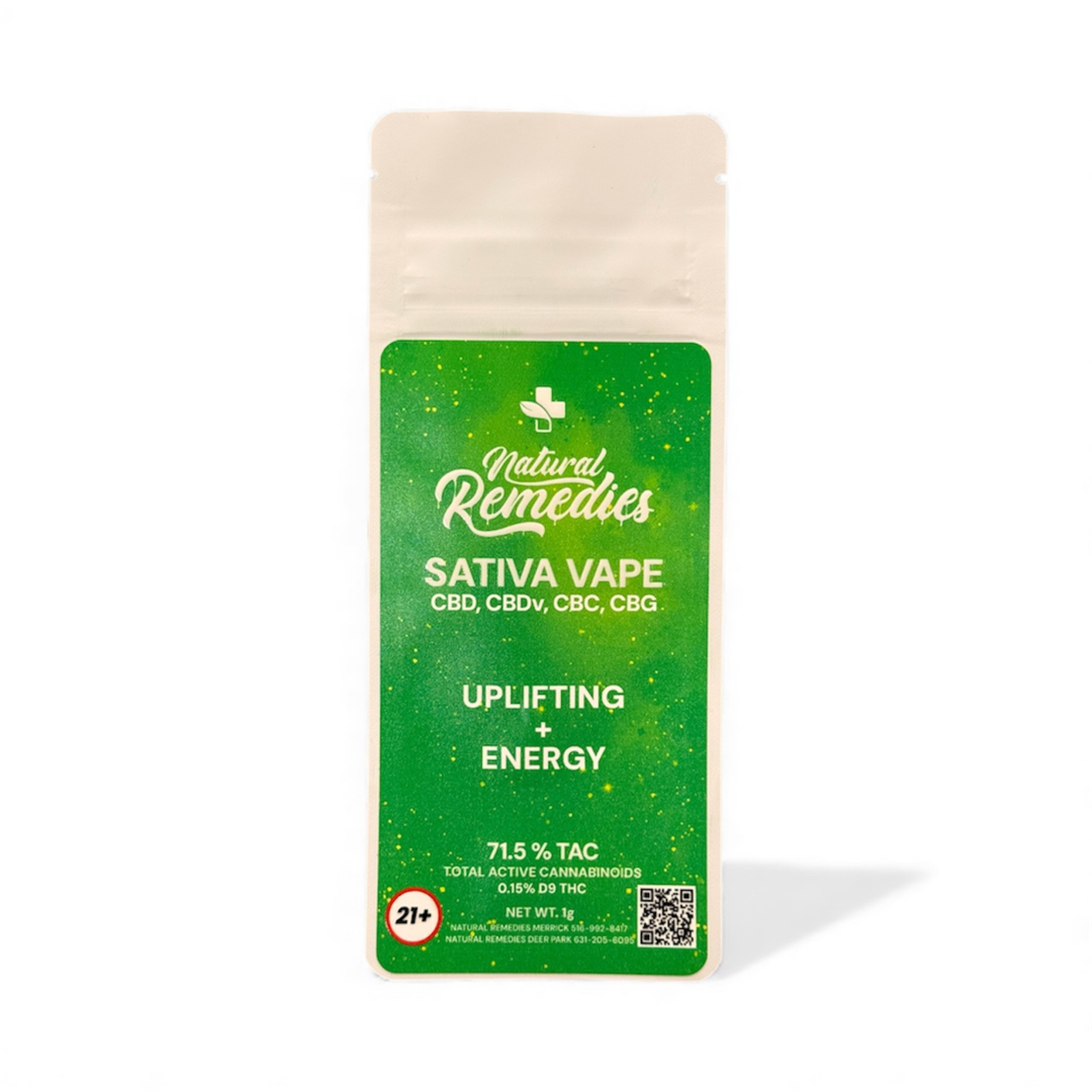 CBD/CBDv/CBC/CBG Uplifting + Energy Disposable Vape (1G Sativa)