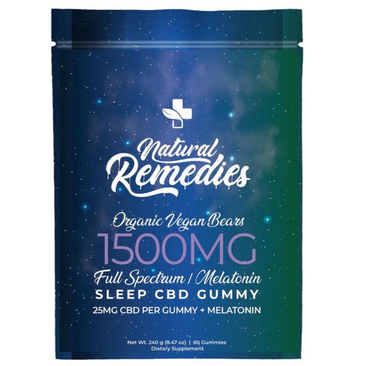 CBD + Melatonin Sleep Gummies (1500mg)