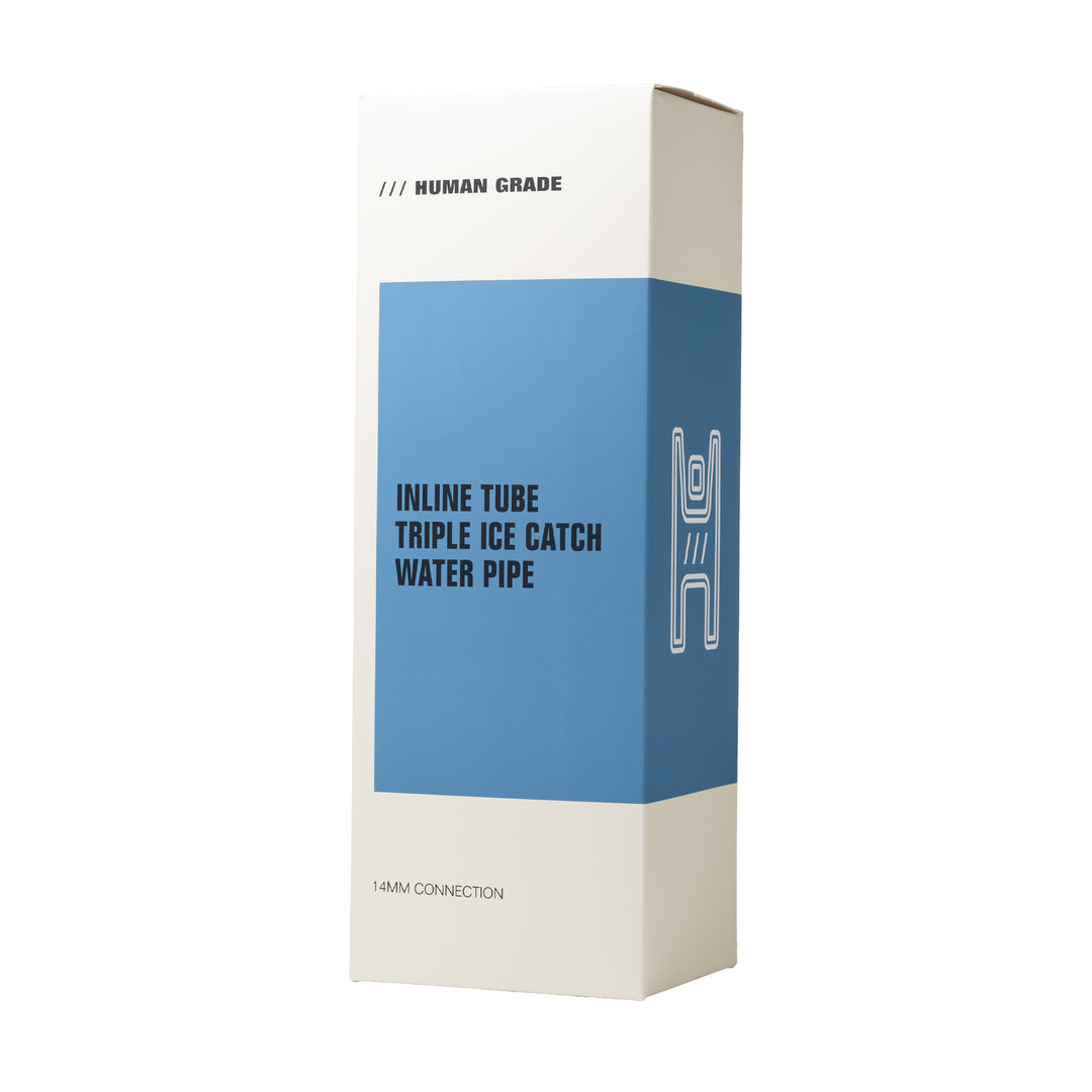 Human Grade 15.75" Inline Straight Tube (Blue)