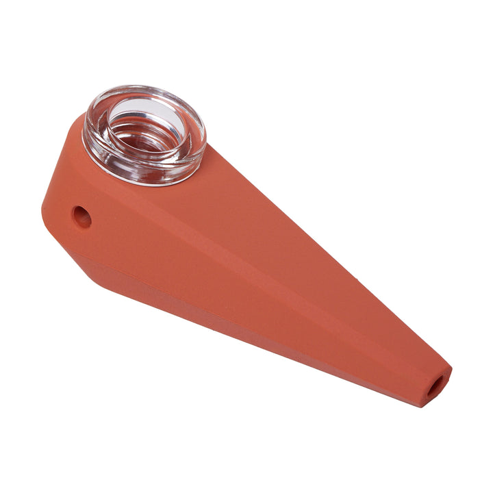 Softglass Token Hand Pipe (Orange)