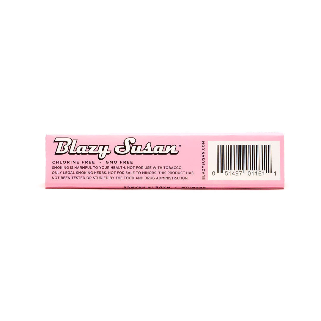 Blazy Susan Pink Rolling Papers back packaging