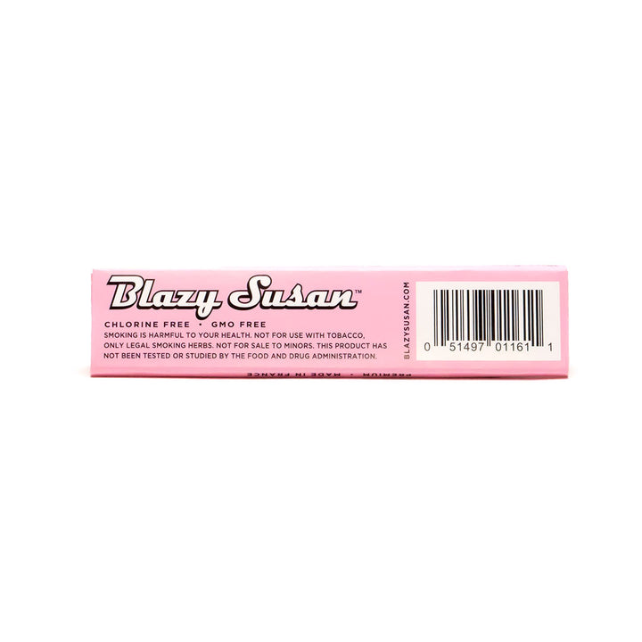 Blazy Susan Pink Rolling Papers back packaging