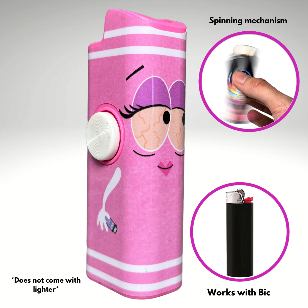 Fidget Spinner Lighter Case (Towelie)