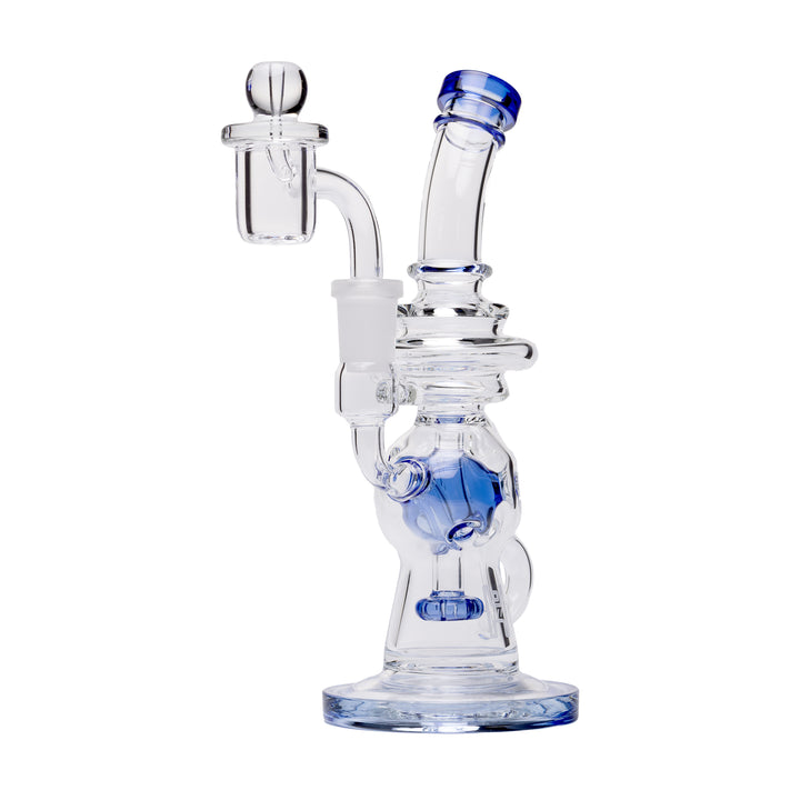 Human Grade 7" Swiss Dab Rig (Blue)
