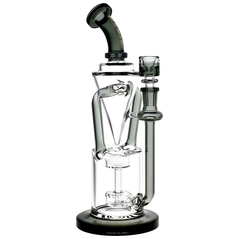 pulsar 10.25" gravity recycler bong gray