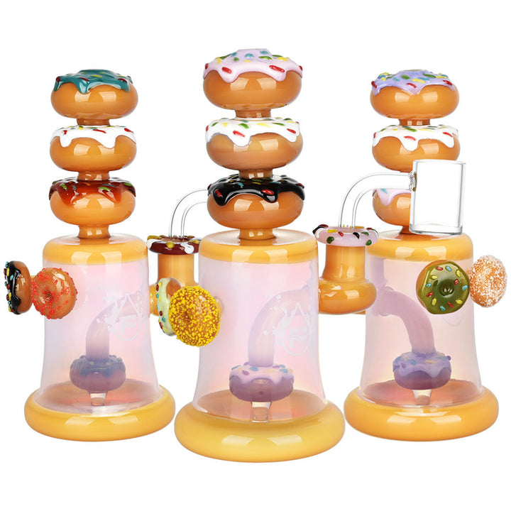 pulsar 8" triple stack donut dab rig