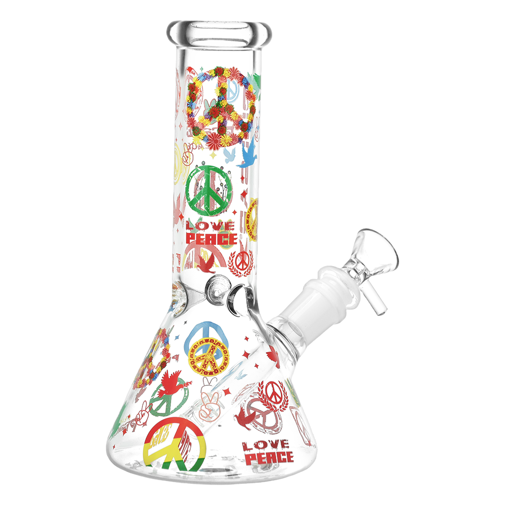 Pulsar World Peace 7.75" Beaker Bong