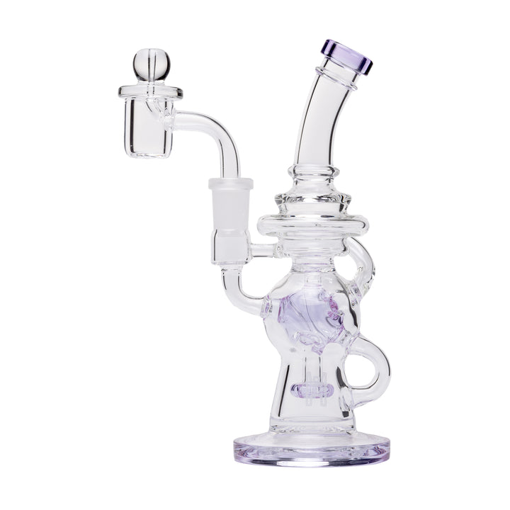 Human Grade 7" Swiss Dab Rig (Lavender)