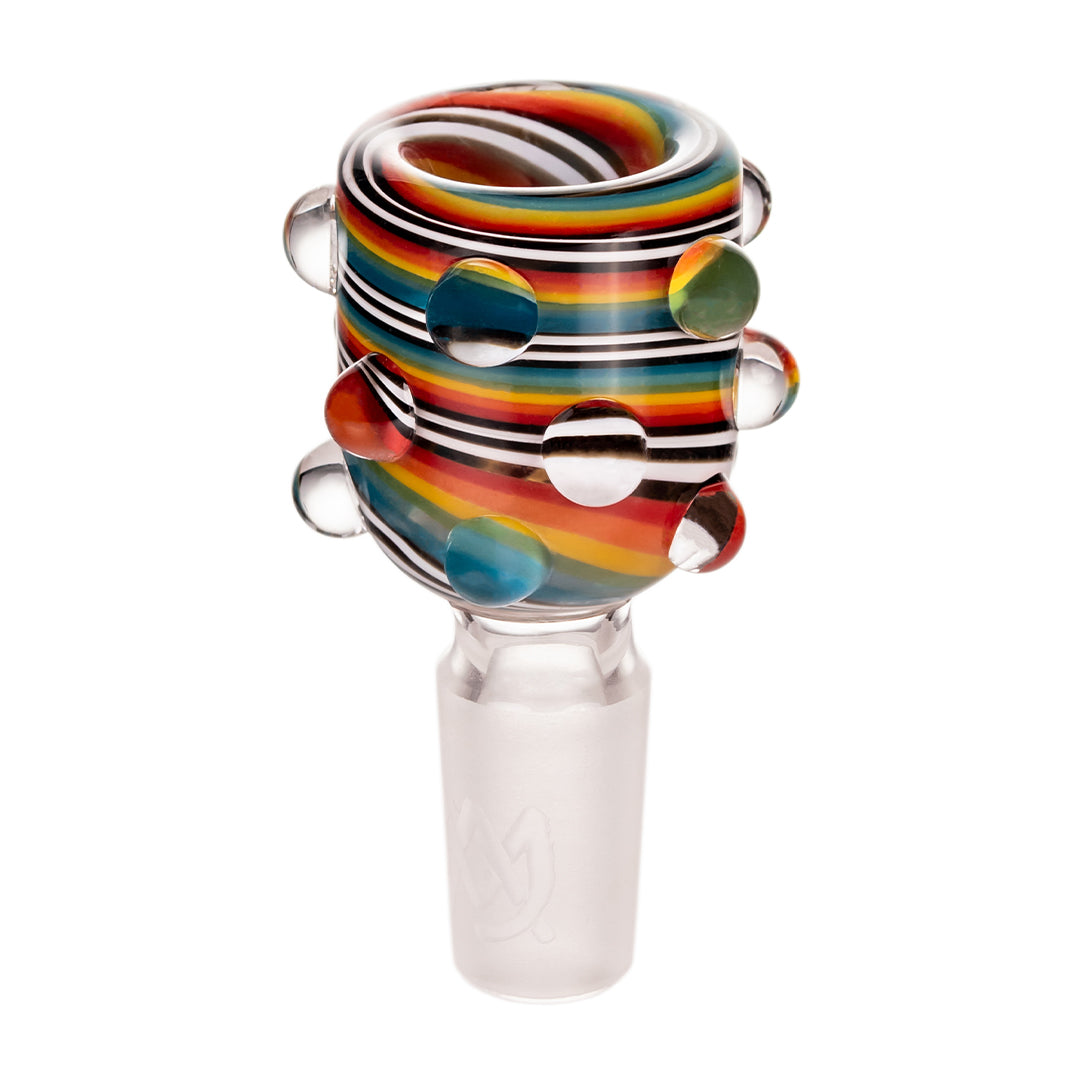 MJ Arsenal Rainbow Hobnail Bowl (14mm)