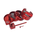 Combo Crusher Wolf grinders red parts wide view