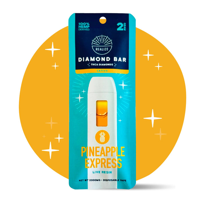 Pineapple Express THCA Live Resin Diamond Bar (2G Disposable Vape)