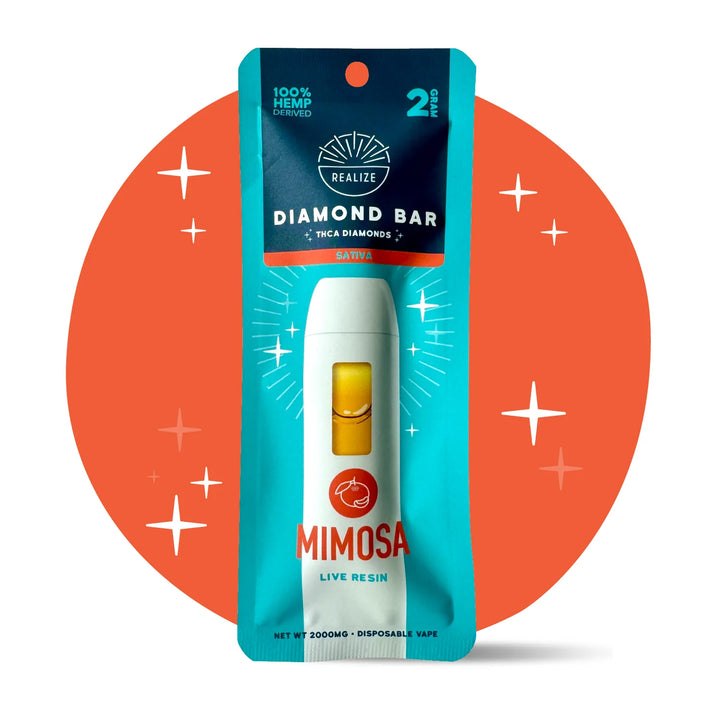 Mimosa THCA Live Resin Diamond Bar (2G Disposable Vape)