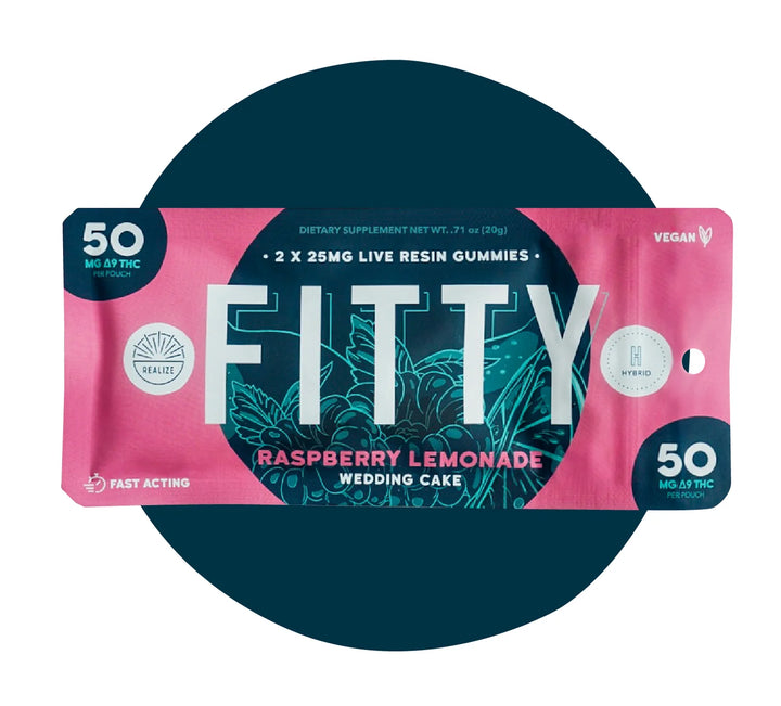 Fitty Gummies, Wedding Cake (Raspberry Lemonade)