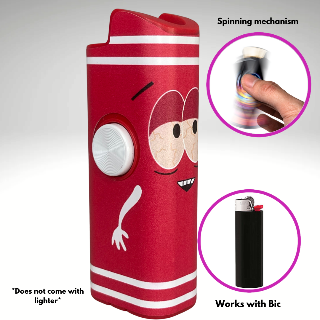 Fidget Spinner Lighter Case (Towelie)