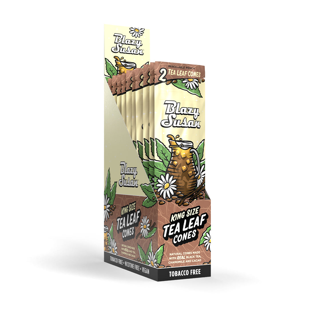 Blazy Susan Black Tea King Size Cones (20 Cones)