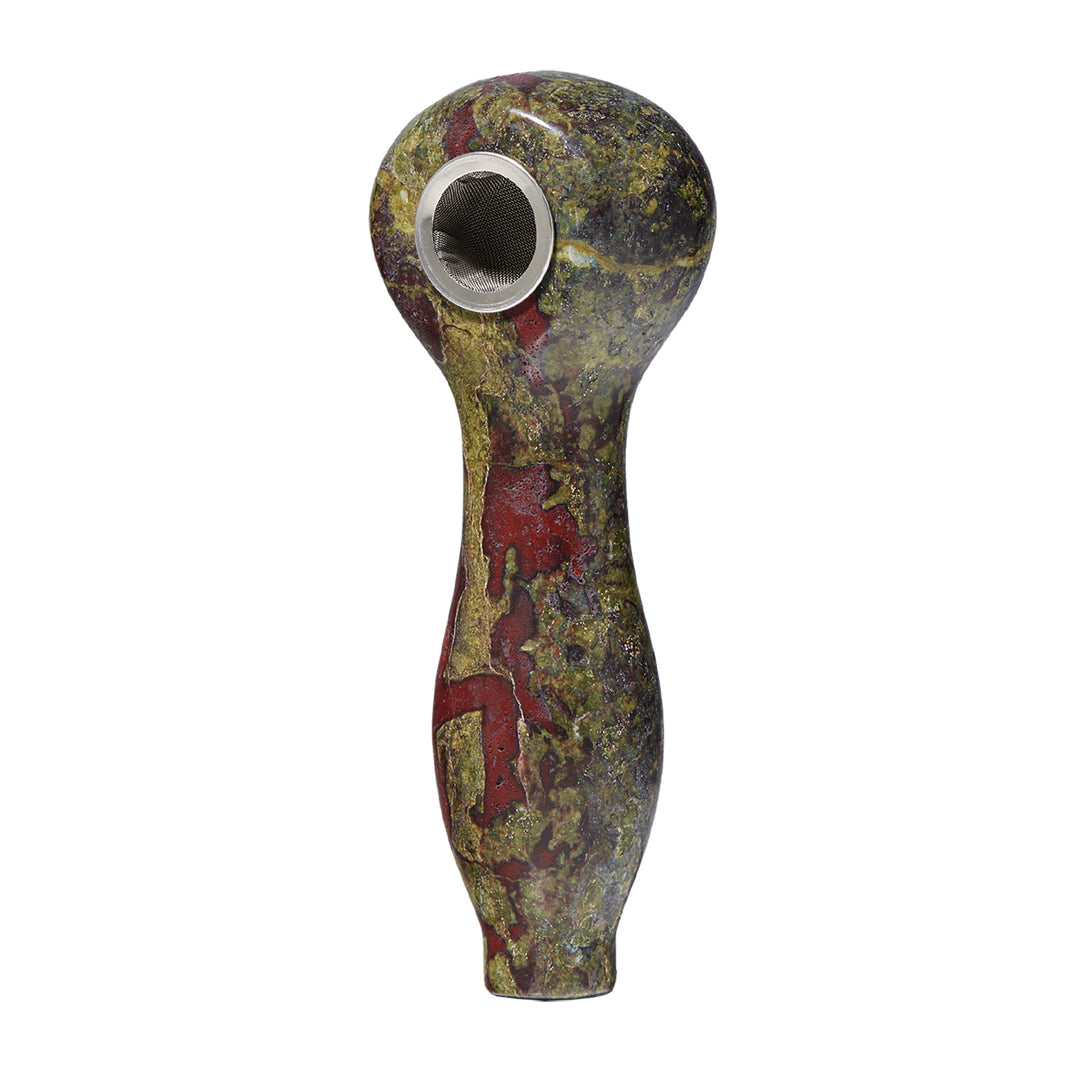 Dragons Blood Gemstone Spoon Pipe