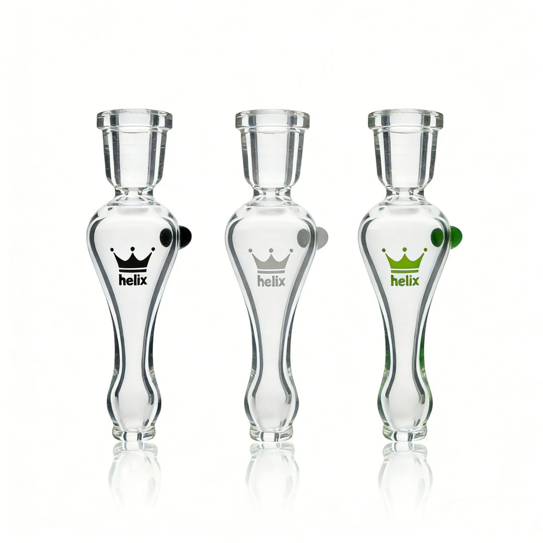 Helix Glass Solo Chillum (Green)