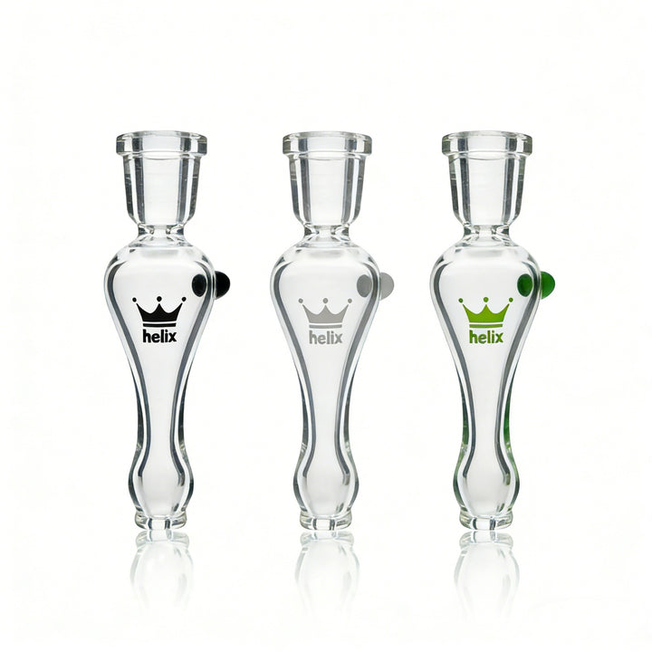Helix Glass Solo Chillum (Green)