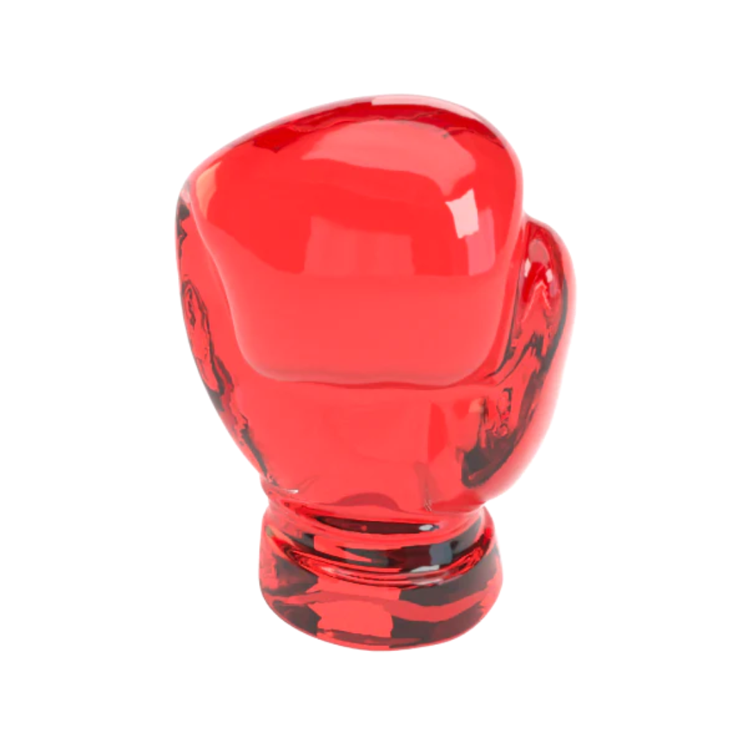 Stundenglass Single Glass Champions Globe red