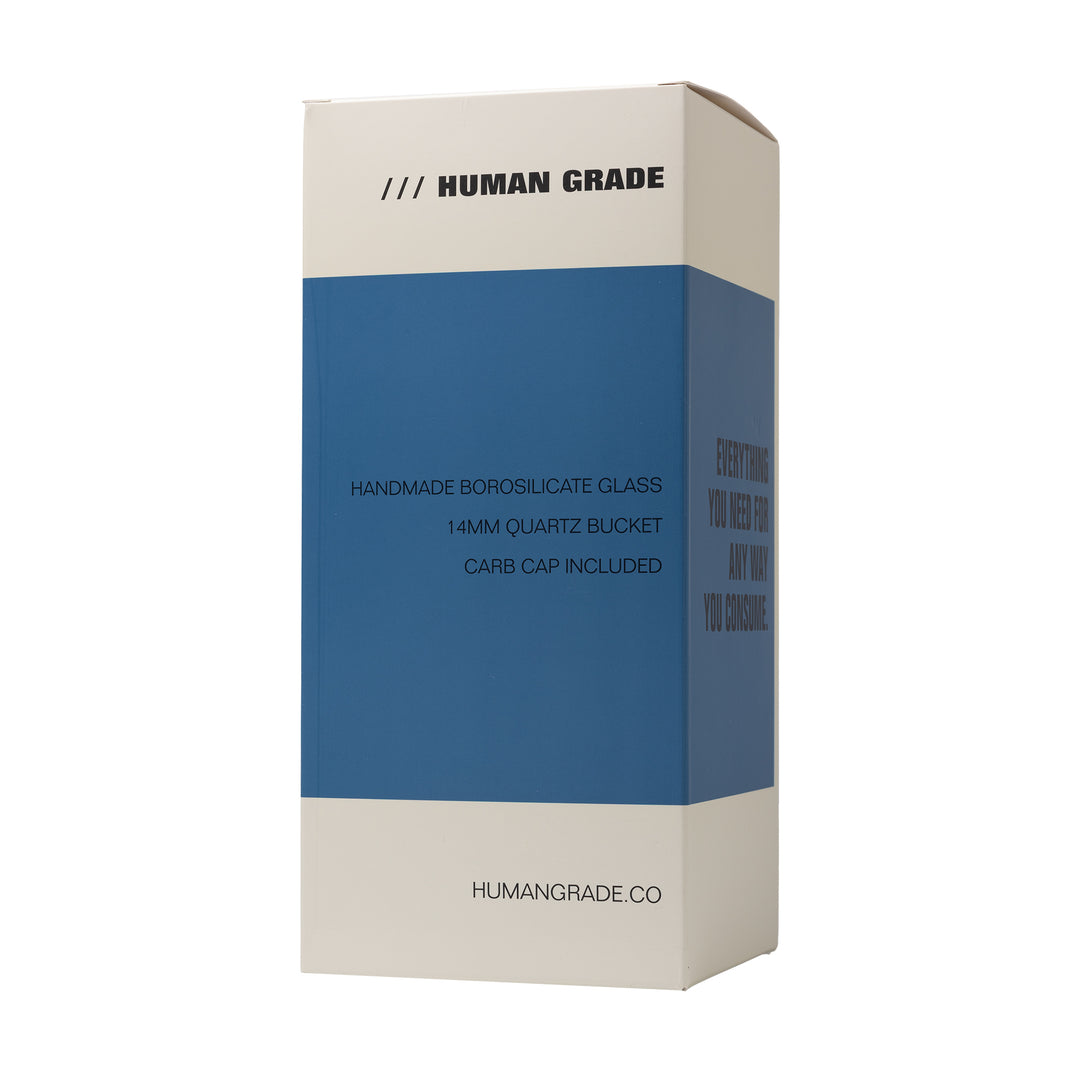 Human Grade 10" Mini Gumball Dab Rig (Blue)