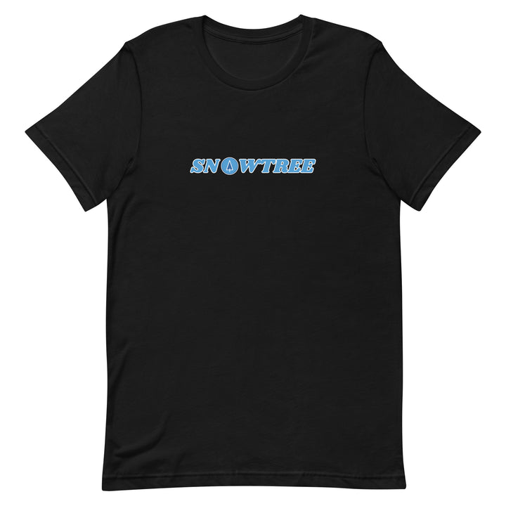 SnowTree T-Shirt black front