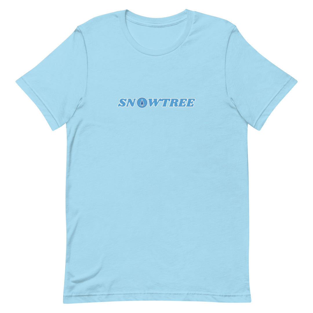 SnowTree T-Shirt ocean blue front