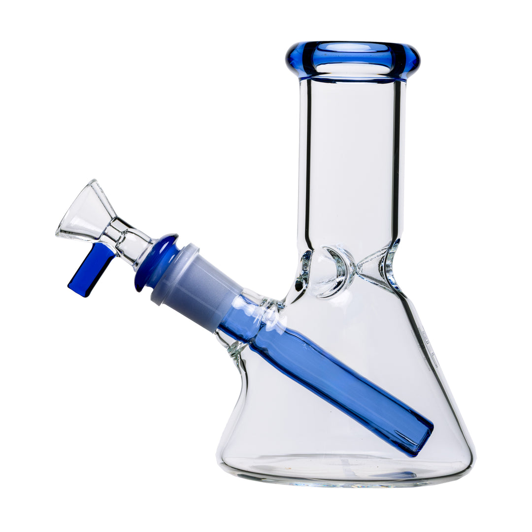 Human Grade 6" Beaker Bong (Blue)
