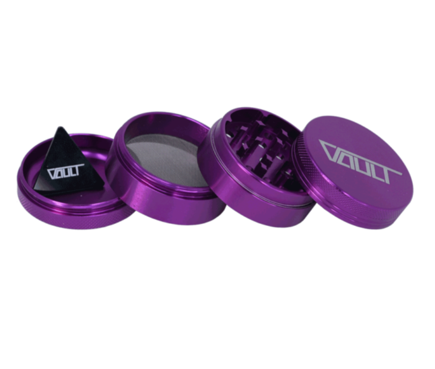 Vault 4-Piece Grinder 3" (Purple)