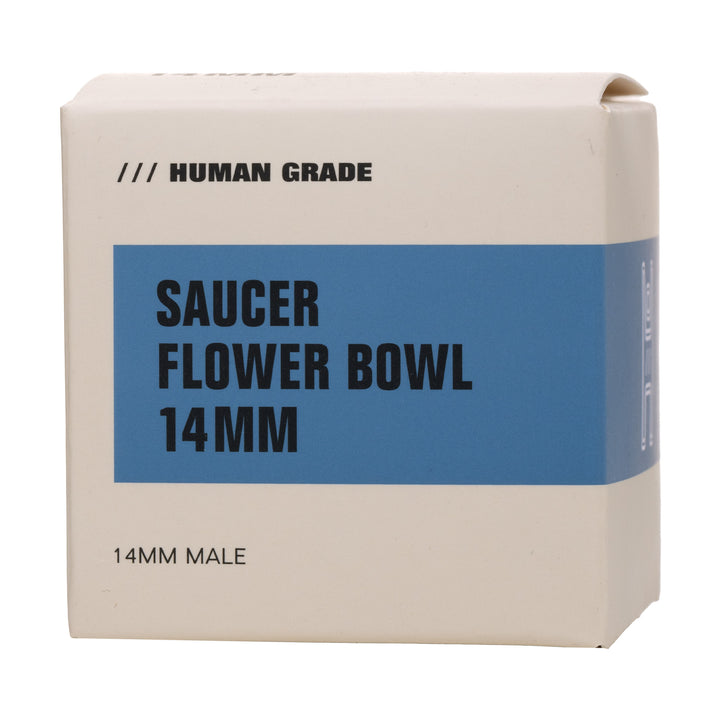 Human Grade 10mm Saucer Bowl (Clear)