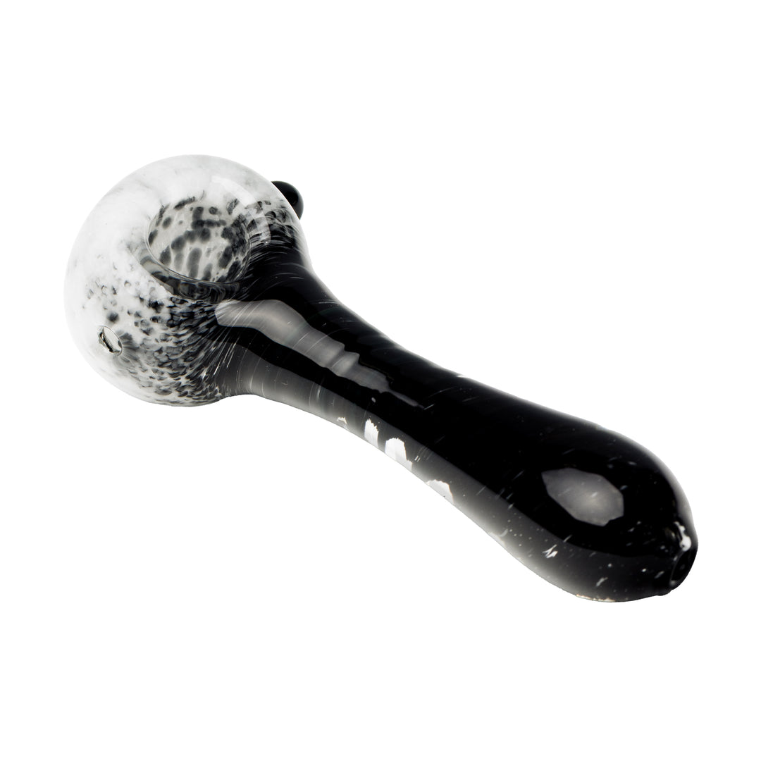 Human Grade Inside Out Twist Pipe (White Frit with Black)