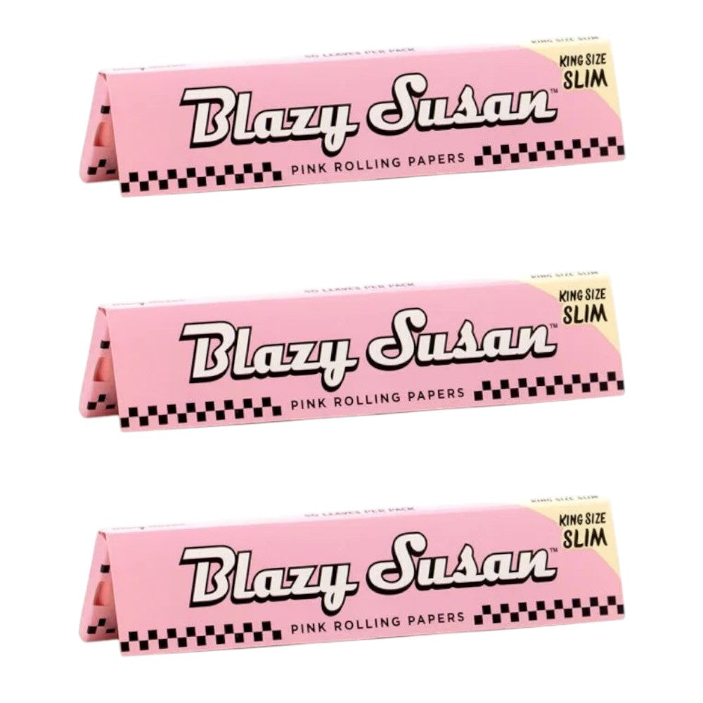 Blazy Susan Pink Rolling Papers (King Size Slim)