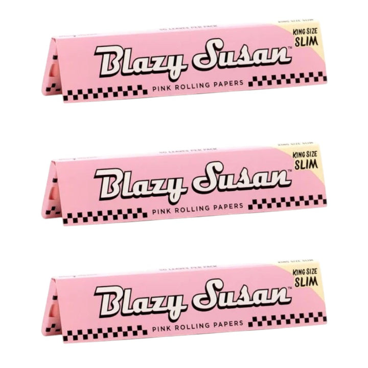 Blazy Susan Pink Rolling Papers (King Size Slim)