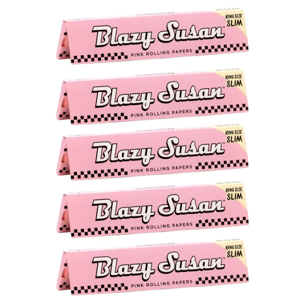 Blazy Susan Pink Rolling Papers (King Size Slim)