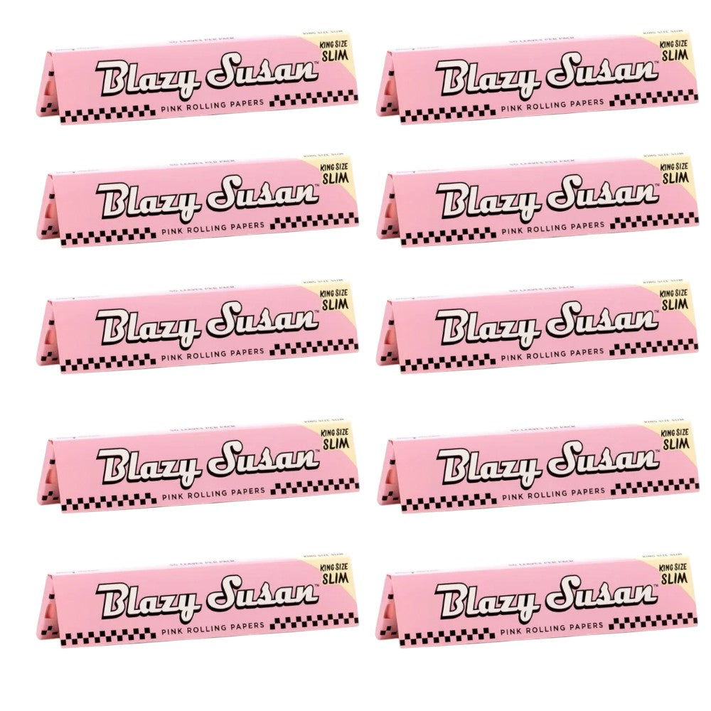 Blazy Susan Pink Rolling Papers (King Size Slim)