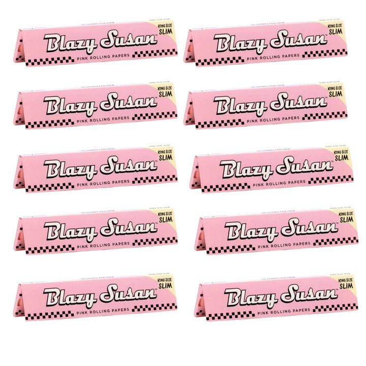Blazy Susan Pink Rolling Papers (1 1/4" Size)