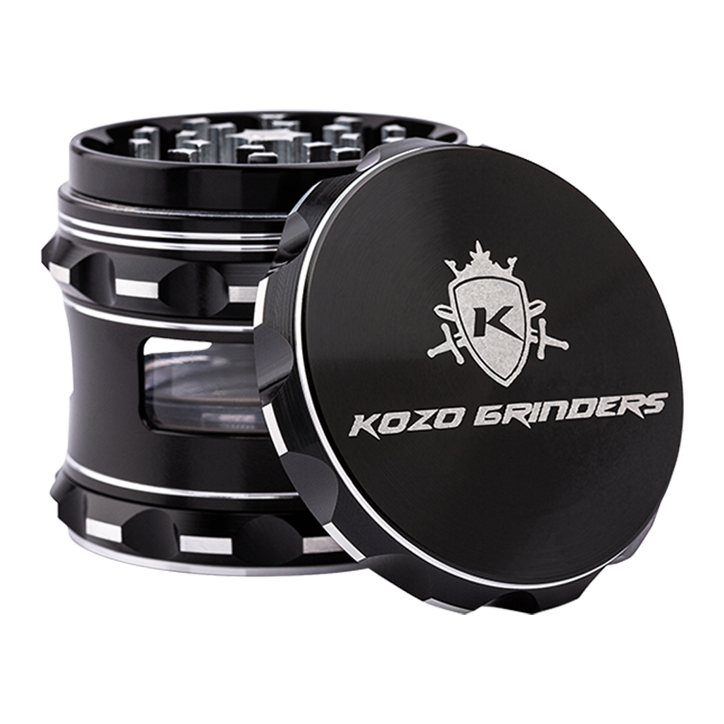 Kozo Grinder with Window 2.5" (Black)