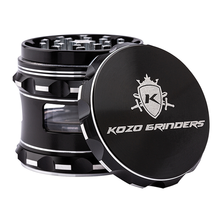 Kozo Grinder with Window 2.5" (Black)