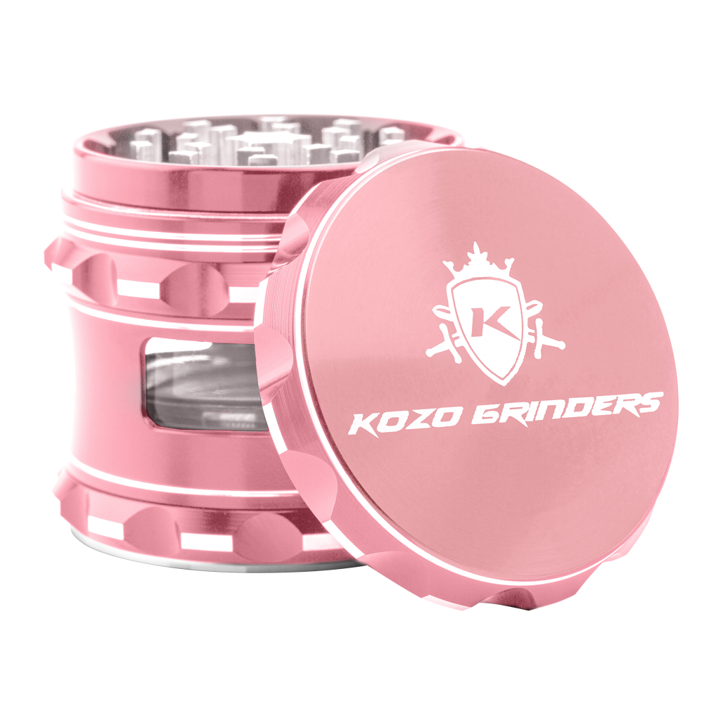 Kozo Grinder with Window 2.5" (Rose Gold)