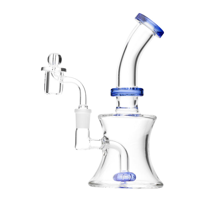 Human Grade 8" Oil Can Dab Rig (Blue)
